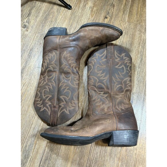Ariat Mens 34725 Heritage R Toe Western Leather Pull On Cowboy Boots Size 11 D main image 10